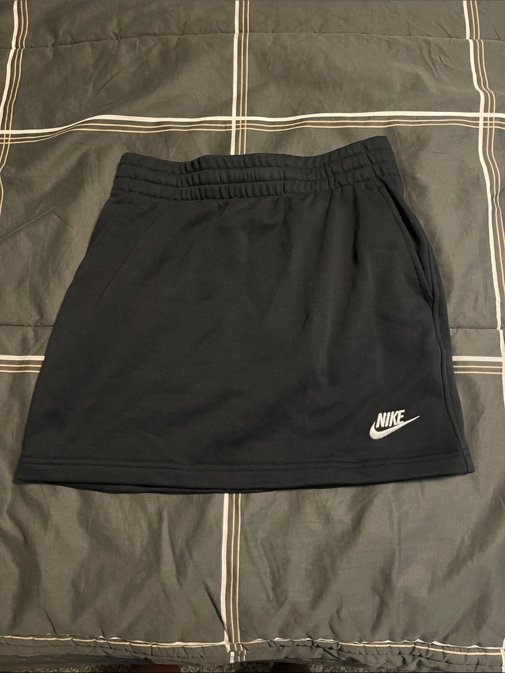 Nike Black Athletic Mini Skirt with Logo